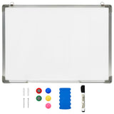 Vidaxl Whiteboard Magnetic 70x50 cm ocel bílá