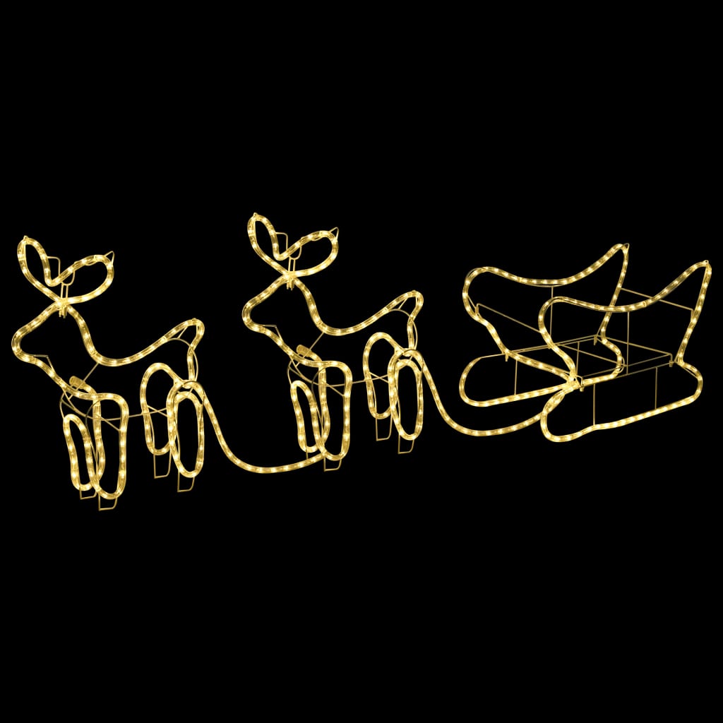 Vidaxl Decoration Reindeer e LED SLED 576