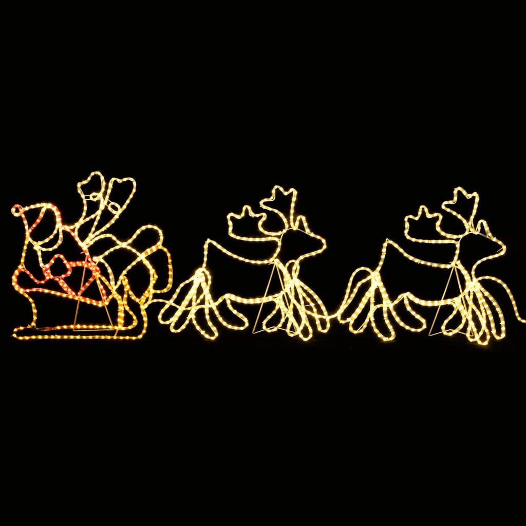 Vidaxl Lights Christmas 6 Reindeer e SLED 2160 LED XXL 7 m