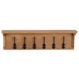 Vidaxl Mantel Rack 60x16x16 cm festen Oak