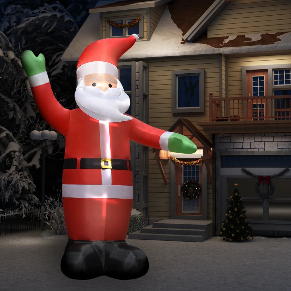 Vidaxl Santa Inflatable with LED's IP44 4.5 m