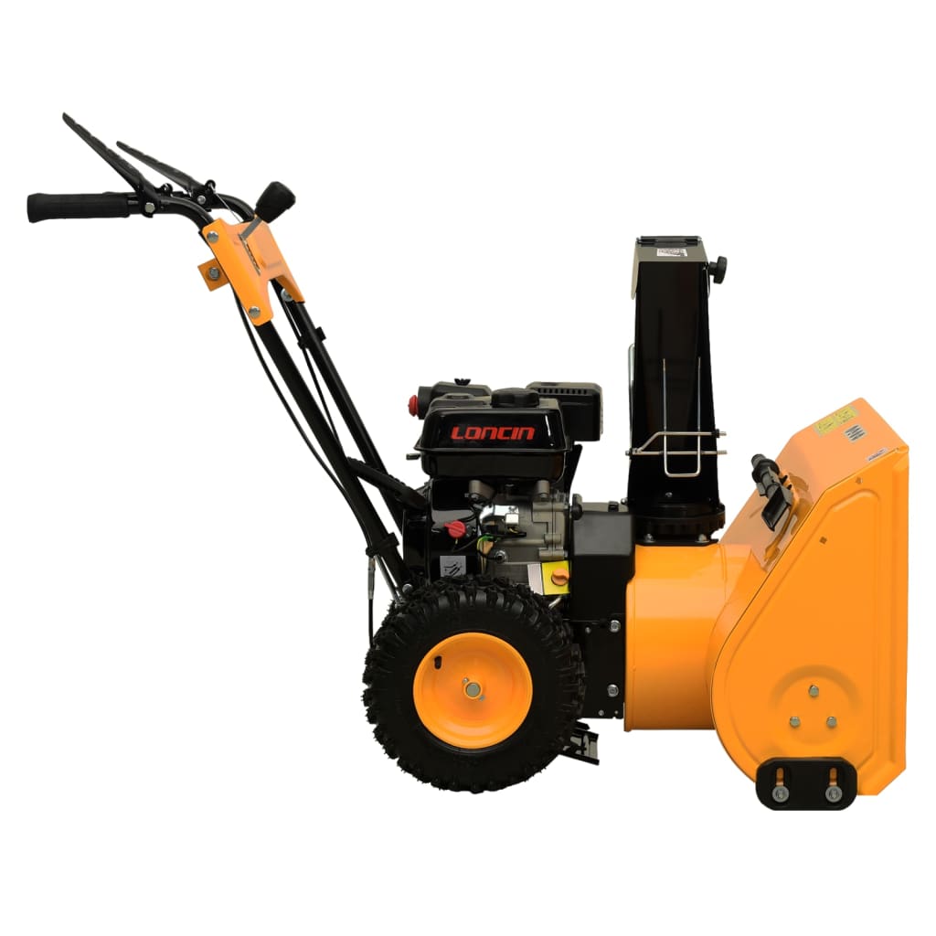 Vidaxl Snow Blower 6,5 HP žlutá a černá