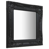 Vidaxl Wall Mirror Baroque Style 40x40 cm sort