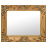 Vidaxl Wall Mirror Barock Style 50x40 cm Guldfärgad