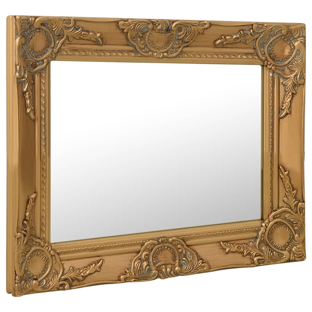 Vidaxl Wall Mirror Baroque Style 50x40 cm guldfarvet