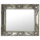 Vidaxl Wall Mirror Baroque Style 50x40 cm sølvfarget