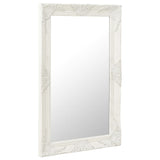 Vidaxl Wall Mirror Baroque Style 50x80 cm hvit