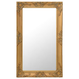 Vidaxl Wall Mirror Baroque Style 50x80 cm zlaté barvy