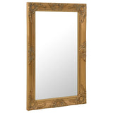 Vidaxl Wall Mirror Baroque Style 50x80 cm zlato obarvano