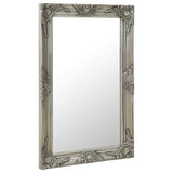 Vidaxl Wall Mirror Baroque stil 50x80 cm sølvfarvet