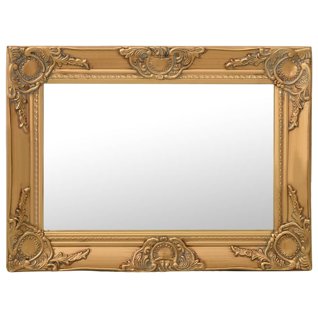 Vidaxl Wall Mirror Barroque Style 60x40 cm de oro