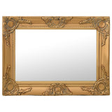 Vidaxl Wall Mirror Baroque Style 60x40 cm gullfarget