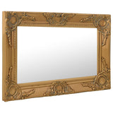 Vidaxl Wall Mirror Barock Style 60x40 cm guldfärgad