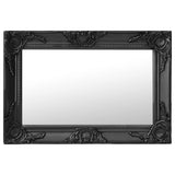 Vidaxl Wall Mirror Barock Style 60x40 cm svart