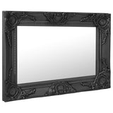 Vidaxl Wall Mirror Baroque stil 60x40 cm sort