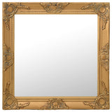 Vidaxl Wall Mirror Baroque stil 60x60 cm guldfarvet