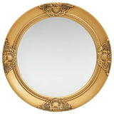 Vidaxl Wall Mirror Barock Style 50 cm guldfärgad