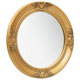 Vidaxl Wall Mirror Barock Style 50 cm guldfärgad