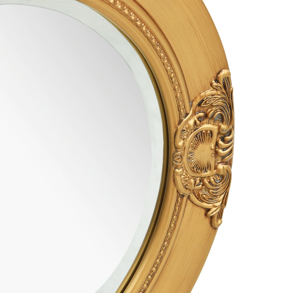 Vidaxl Wall Mirror Baroque Style 50 cm zlaté barvy