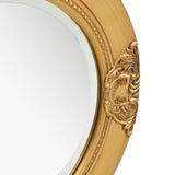 Vidaxl Wall Mirror Baroque stil 50 cm guldfarvet