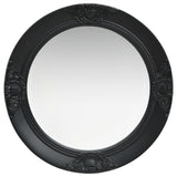 Vidaxl Wall Mirror Baroque Style 50 cm svart