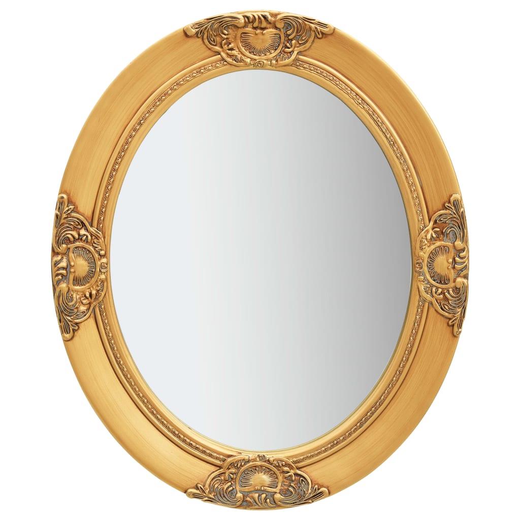 Vidaxl Wall Mirror Baroque Style 50x60 cm gullfarget