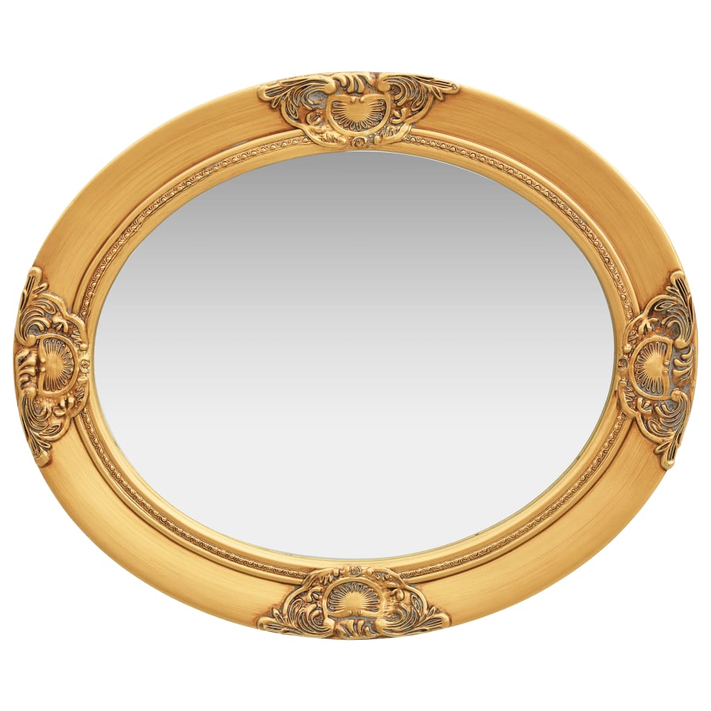 Vidaxl Wall Mirror Baroque Style 50x60 cm gullfarget