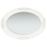 Vidaxl Wall Mirror Baroque stil 50x70 cm hvid