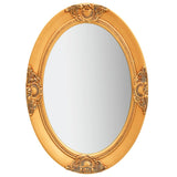 Vidaxl Wall Mirror Barock Style 50x70 cm Guldfärgad