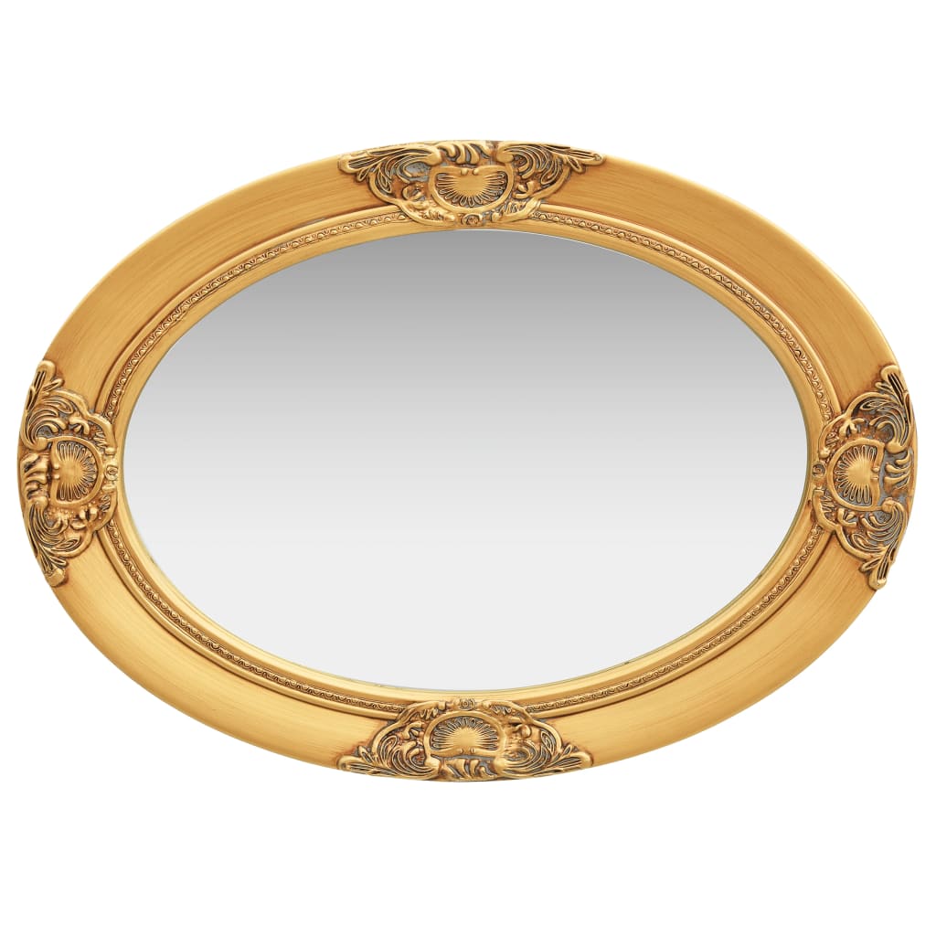 Vidaxl Wall Mirror Baroque Style 50x70 cm zlaté barvy