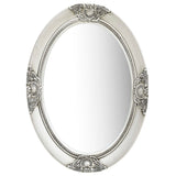 Vidaxl Wall Mirror Baroque Style 50x70 cm sølvfarget