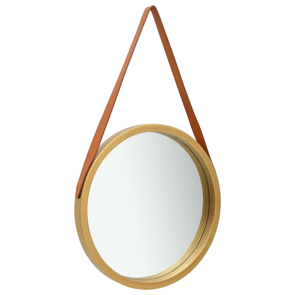 Vidaxl Mirror de pared con neumático de 40 cm de oro