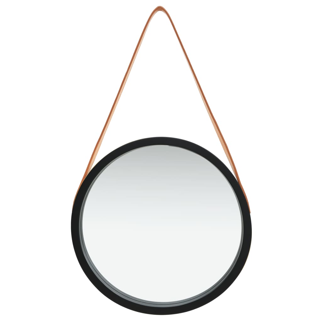 Miroir mural vidaxl avec pneu 40 cm noir