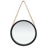 Vidaxl Wall Mirror s pneumatikou 40 cm černá