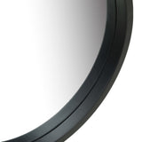 Vidaxl Wall Mirror s pneumatikou 40 cm černá