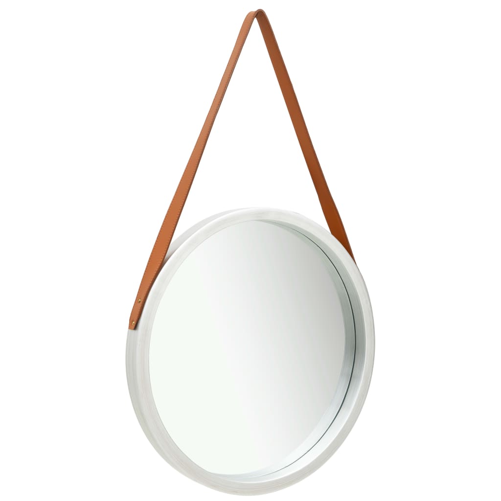 Vidaxl Wall Mirror s pneumatikou 50 cm stříbrné barvy