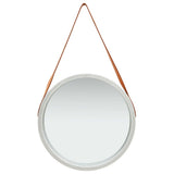 Vidaxl Wandspiegel mit Reifen 50 cm silberfarben