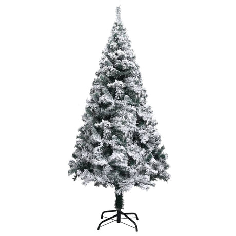Vidaxl Kunstkerstboom mit Schnee 150 cm Grün