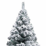 Vidaxl Kunstkerstboom mit Schnee 150 cm Grün
