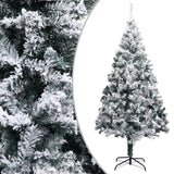 Vidaxl Kunstkerstboom mit Schnee 240 cm Grün