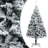 Vidaxl kunstkerstboom avec neige 240 cm vert