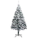Vidaxl Kunstkerstboom mit Schnee 240 cm Grün