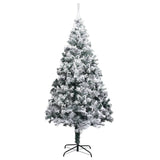 Vidaxl kunstkerstboom avec neige 240 cm vert