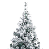 Vidaxl kunstkerstboom avec neige 240 cm vert