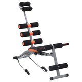 VIDAXL-Bauchmuskeltrainer L-förmig mit Gummibändern