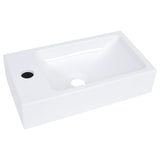 Vidaxl Washbasin 400x220x90 mm SMC blanc