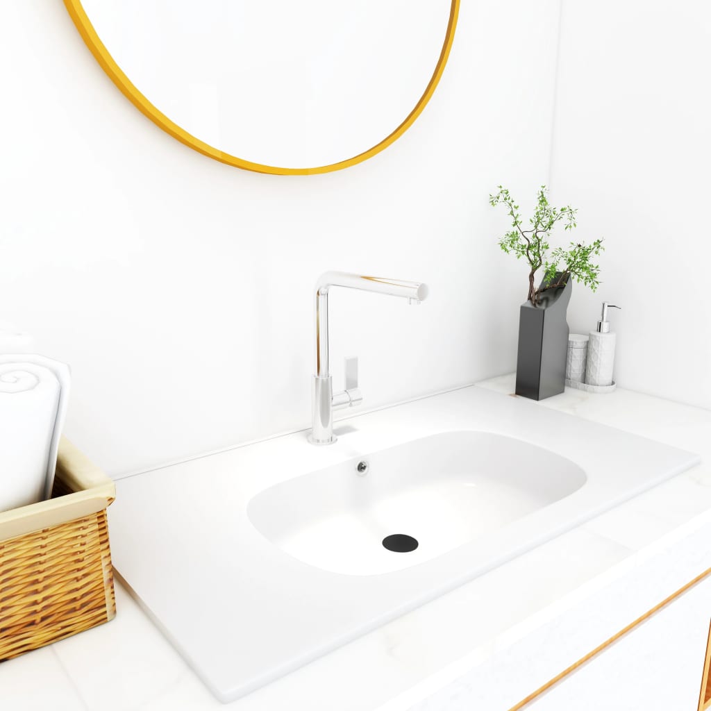 VIDAXL WASHBASIN VYBAVENÍ -V 605x460x105 mm SMC WHITE