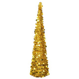 Vidaxl Kunstkerstboom Popup 180 cm Haustier Goldfarbe