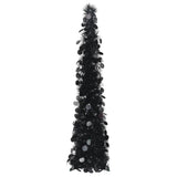 Vidaxl Kunstkerstboom Popup 120 cm Pap Black