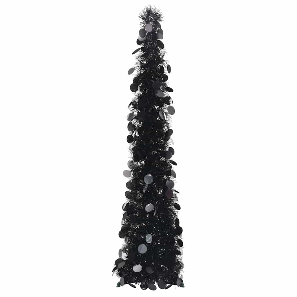 VidaXL künstlicher Weihnachtsbaum Pop-up 120 cm Kappe schwarz